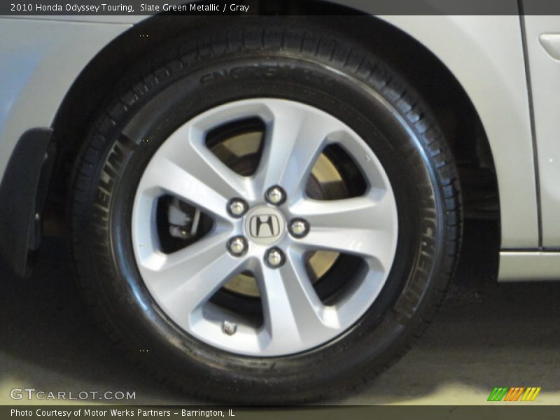 Slate Green Metallic / Gray 2010 Honda Odyssey Touring