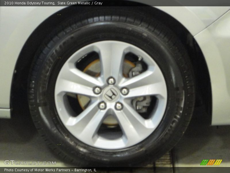 Slate Green Metallic / Gray 2010 Honda Odyssey Touring