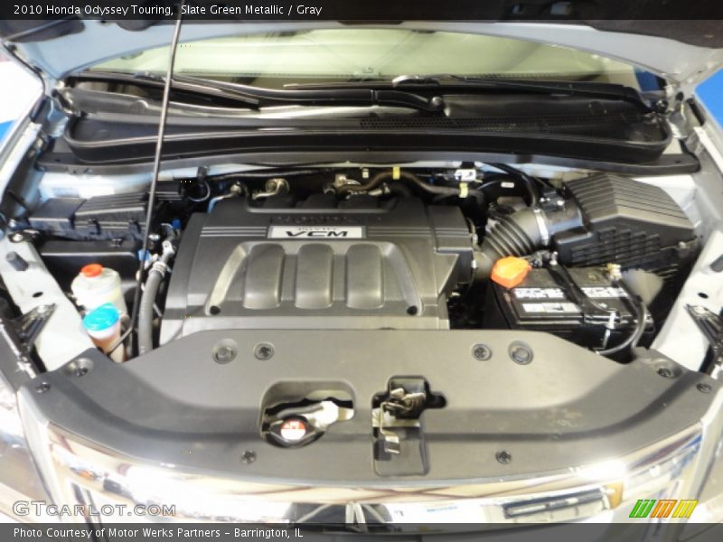 Slate Green Metallic / Gray 2010 Honda Odyssey Touring