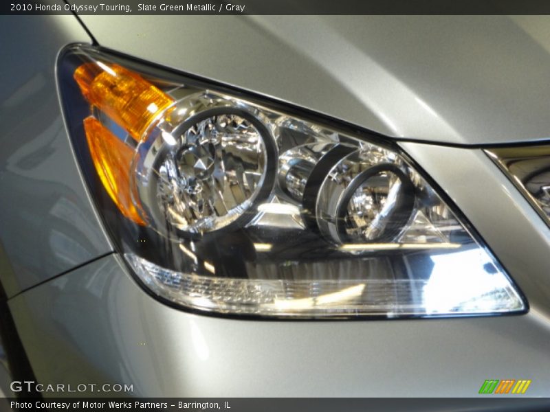 Slate Green Metallic / Gray 2010 Honda Odyssey Touring