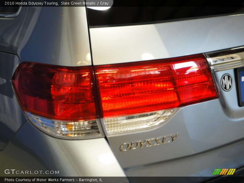 Slate Green Metallic / Gray 2010 Honda Odyssey Touring