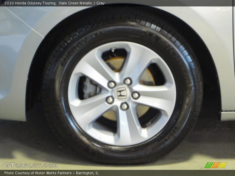 Slate Green Metallic / Gray 2010 Honda Odyssey Touring