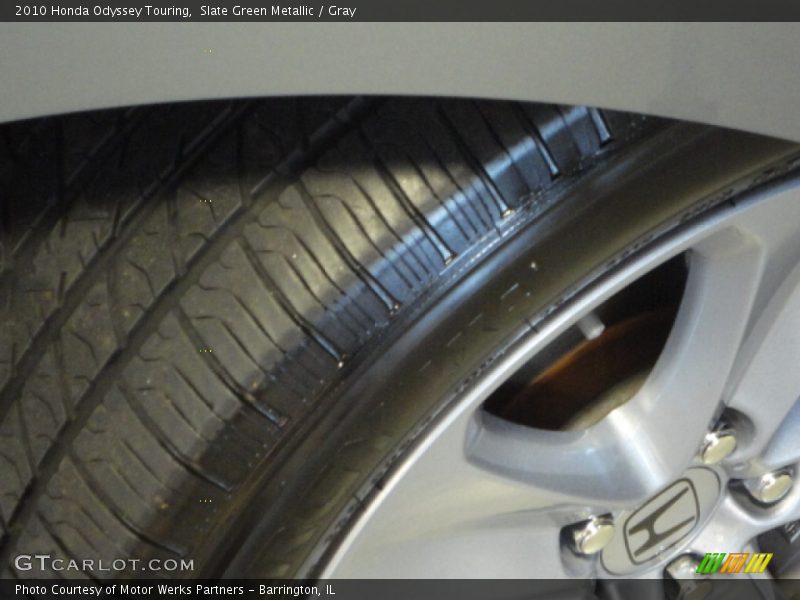 Slate Green Metallic / Gray 2010 Honda Odyssey Touring