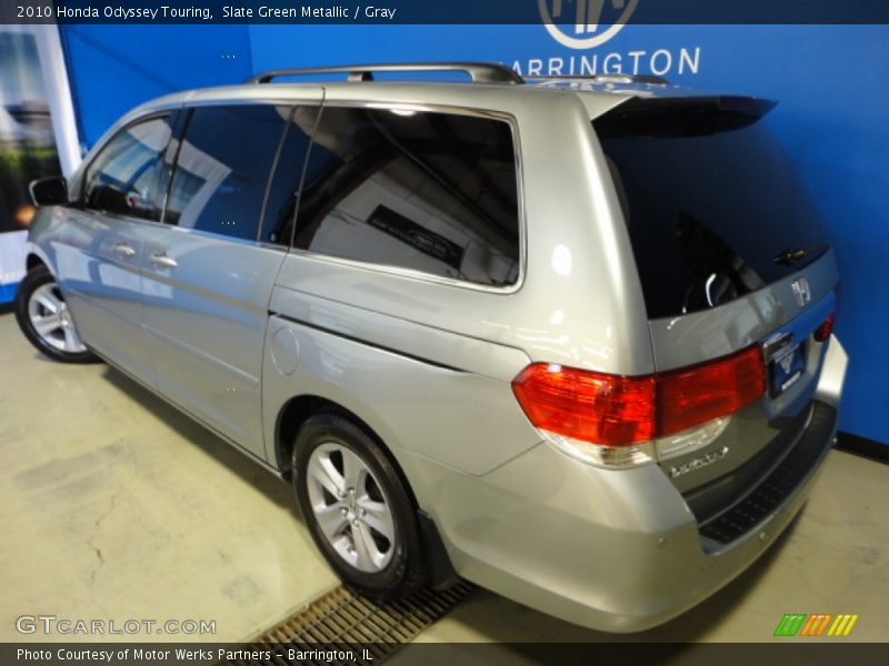 Slate Green Metallic / Gray 2010 Honda Odyssey Touring