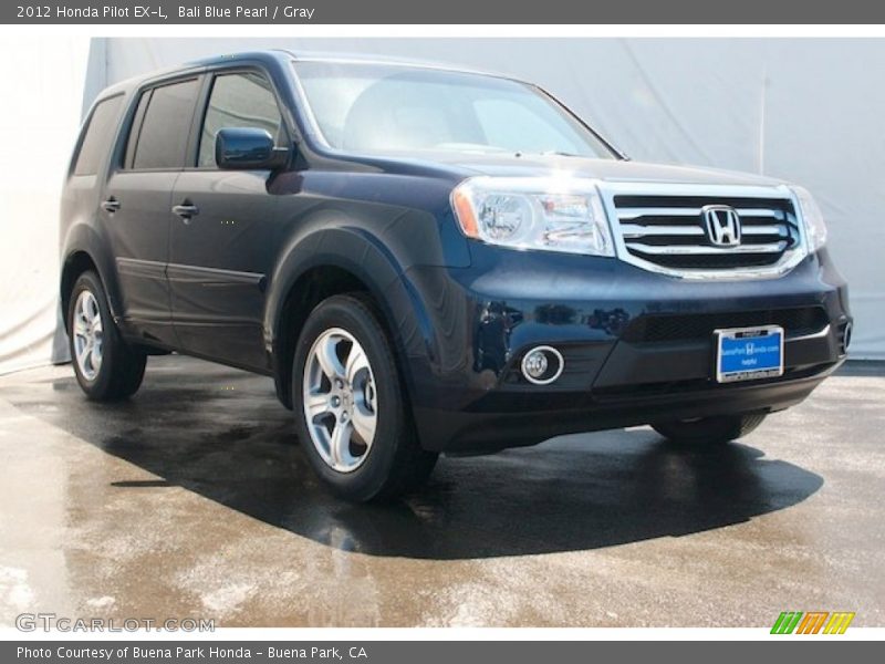 Bali Blue Pearl / Gray 2012 Honda Pilot EX-L