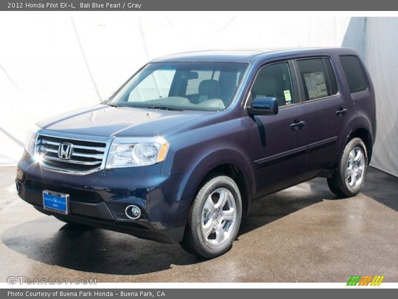 Bali Blue Pearl / Gray 2012 Honda Pilot EX-L