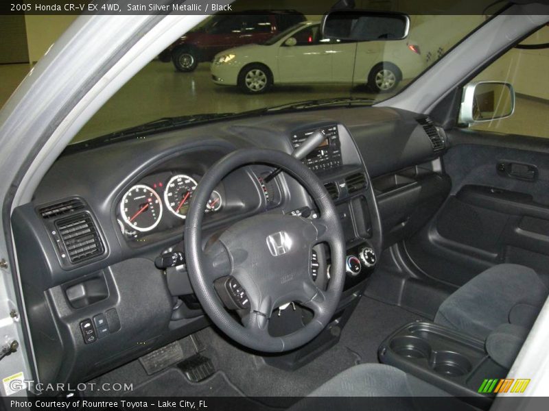 Satin Silver Metallic / Black 2005 Honda CR-V EX 4WD