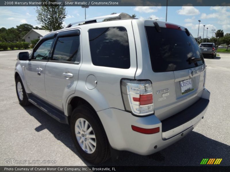 Silver Metallic / Greystone/Stone 2008 Mercury Mariner V6 Premier