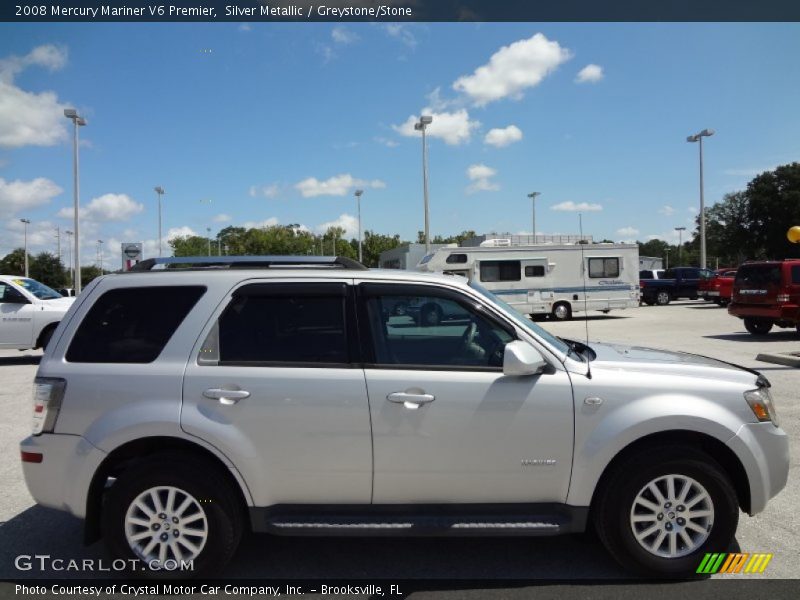 Silver Metallic / Greystone/Stone 2008 Mercury Mariner V6 Premier