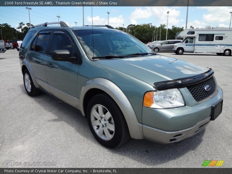 Titanium Green Metallic / Shale Grey 2006 Ford Freestyle SE AWD