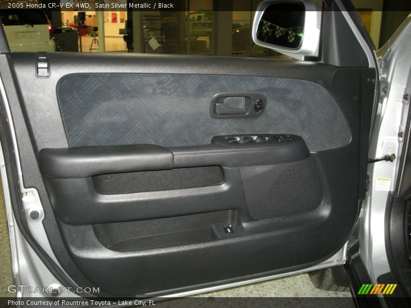 Satin Silver Metallic / Black 2005 Honda CR-V EX 4WD