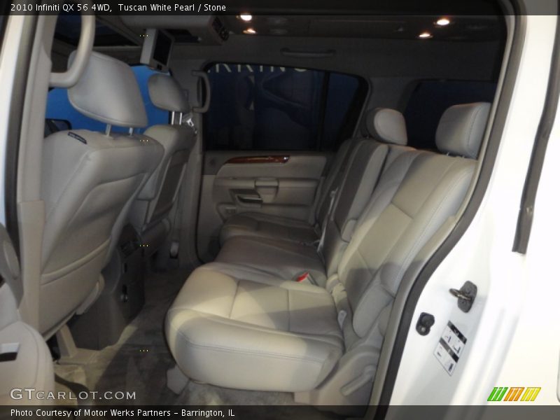 Tuscan White Pearl / Stone 2010 Infiniti QX 56 4WD