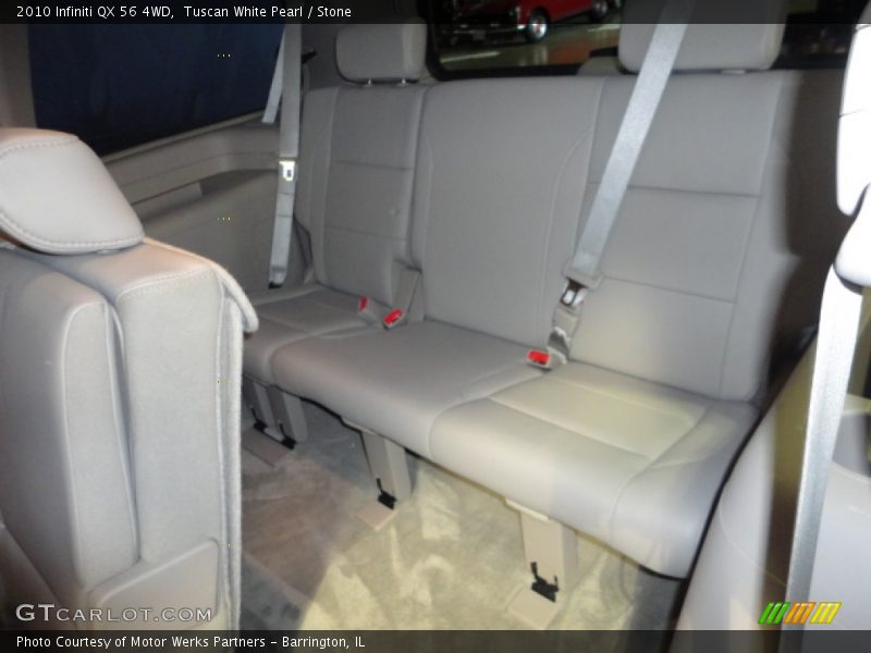 Tuscan White Pearl / Stone 2010 Infiniti QX 56 4WD