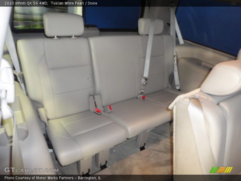 Tuscan White Pearl / Stone 2010 Infiniti QX 56 4WD