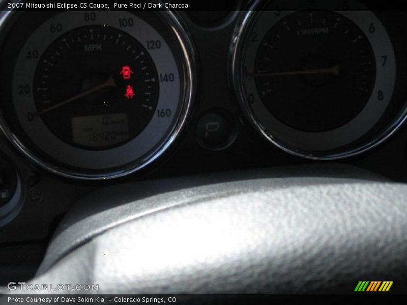 Pure Red / Dark Charcoal 2007 Mitsubishi Eclipse GS Coupe