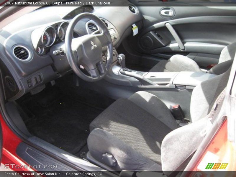 Pure Red / Dark Charcoal 2007 Mitsubishi Eclipse GS Coupe
