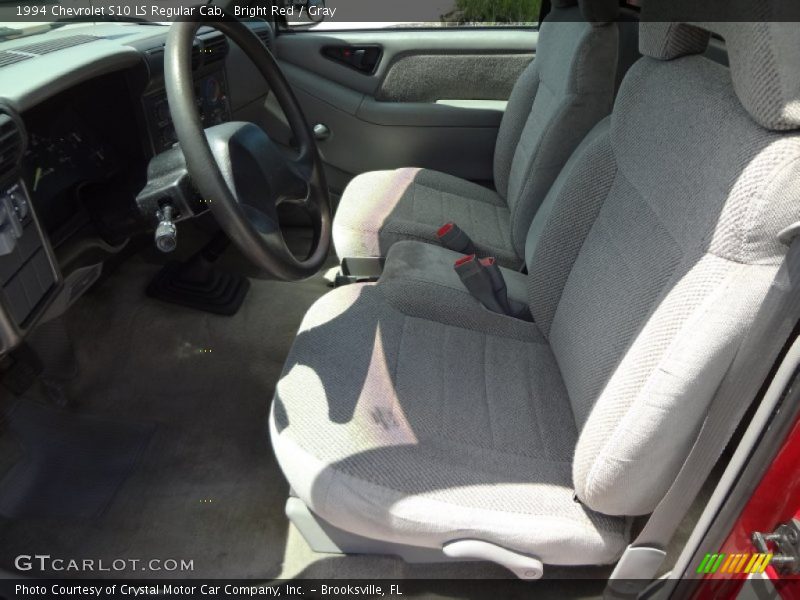Bright Red / Gray 1994 Chevrolet S10 LS Regular Cab