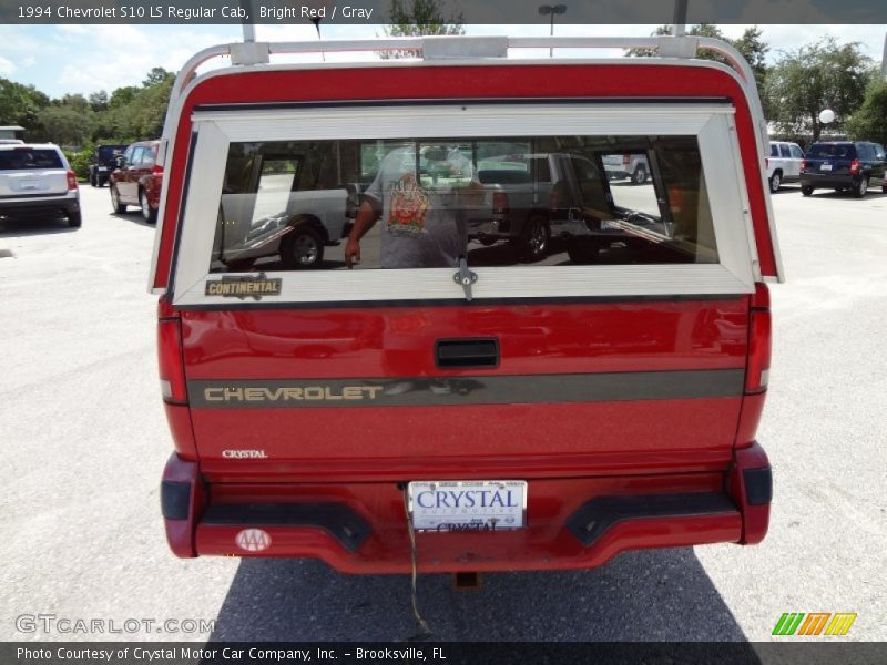 Bright Red / Gray 1994 Chevrolet S10 LS Regular Cab