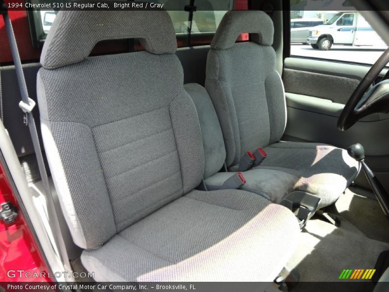 Bright Red / Gray 1994 Chevrolet S10 LS Regular Cab