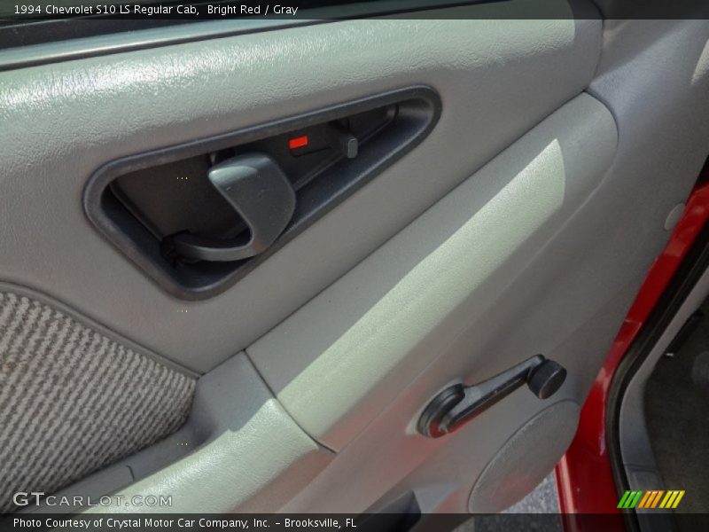 Bright Red / Gray 1994 Chevrolet S10 LS Regular Cab