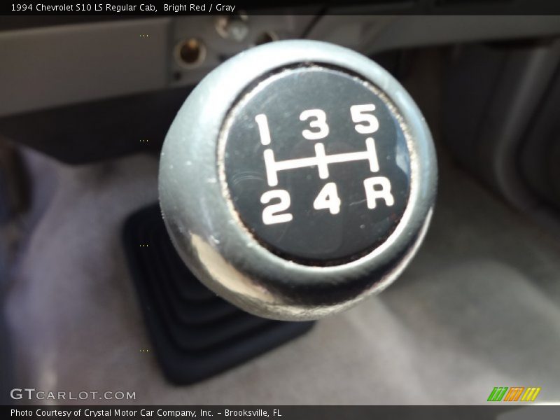 Bright Red / Gray 1994 Chevrolet S10 LS Regular Cab