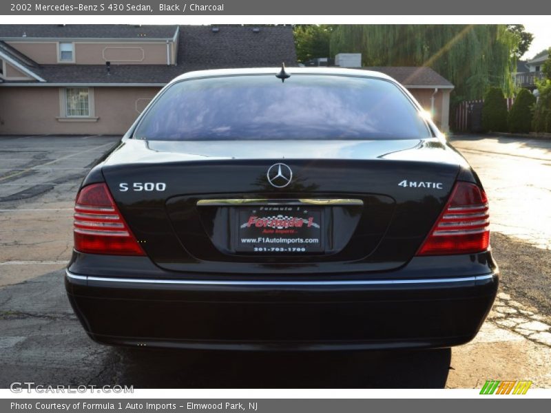 Black / Charcoal 2002 Mercedes-Benz S 430 Sedan