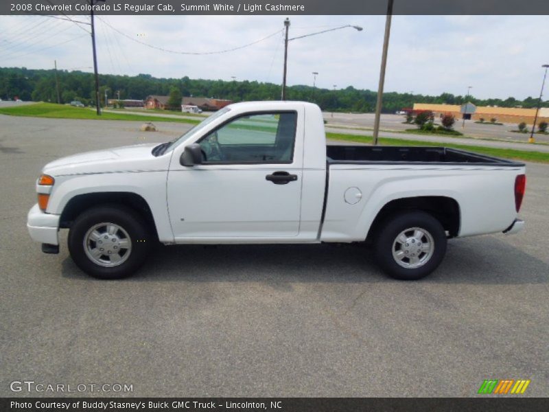 Summit White / Light Cashmere 2008 Chevrolet Colorado LS Regular Cab