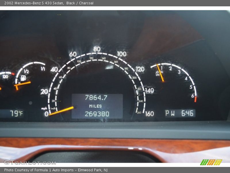 Black / Charcoal 2002 Mercedes-Benz S 430 Sedan