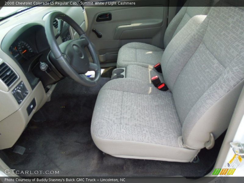  2008 Colorado LS Regular Cab Light Cashmere Interior