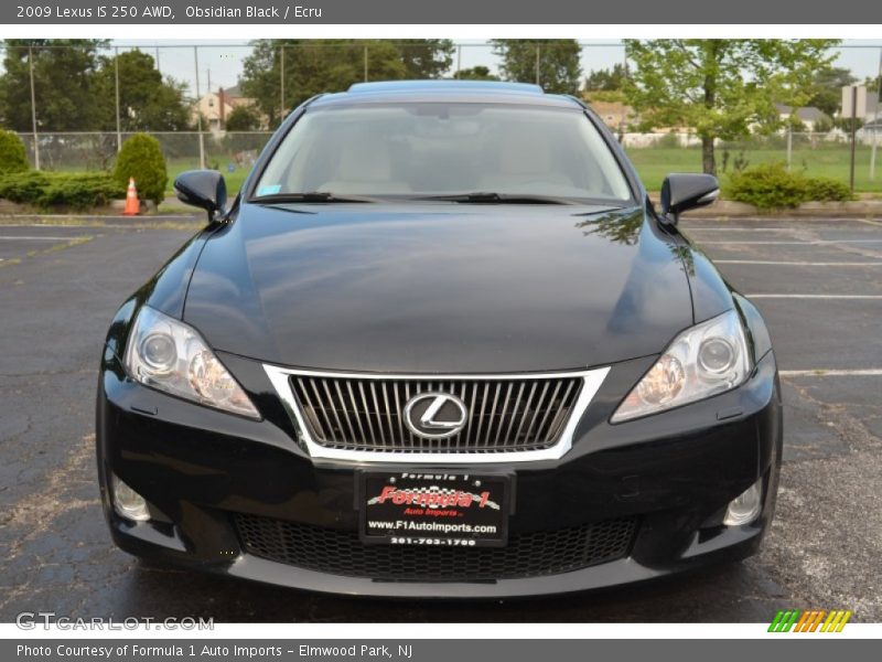 Obsidian Black / Ecru 2009 Lexus IS 250 AWD