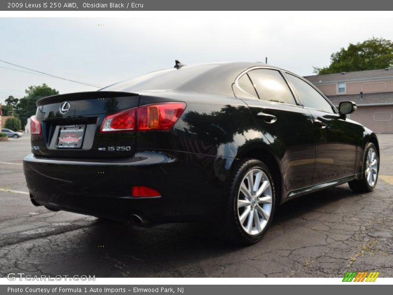 Obsidian Black / Ecru 2009 Lexus IS 250 AWD