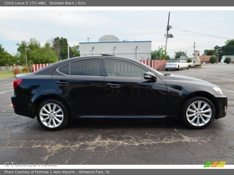 Obsidian Black / Ecru 2009 Lexus IS 250 AWD