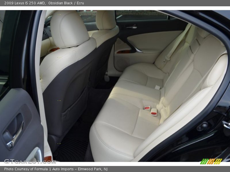Obsidian Black / Ecru 2009 Lexus IS 250 AWD