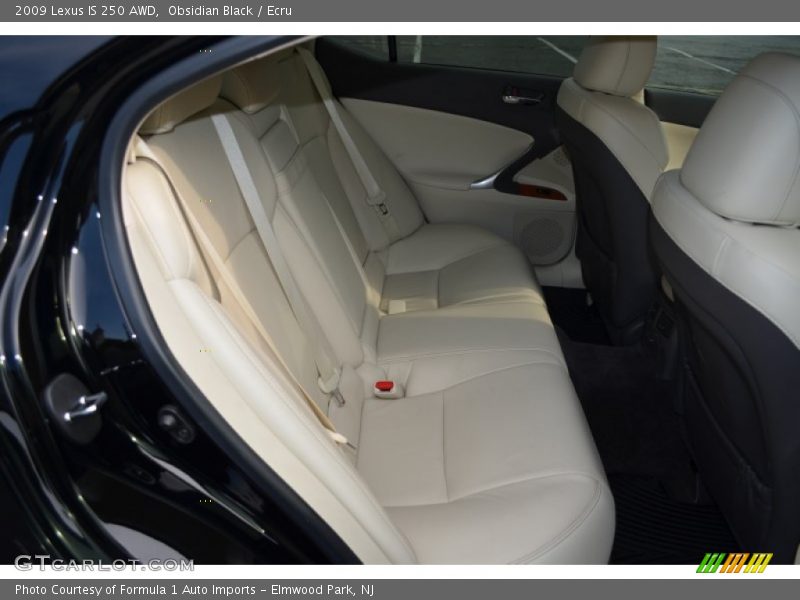 Obsidian Black / Ecru 2009 Lexus IS 250 AWD
