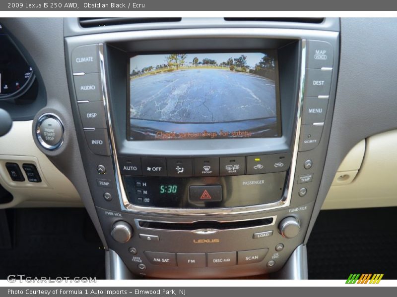 Obsidian Black / Ecru 2009 Lexus IS 250 AWD