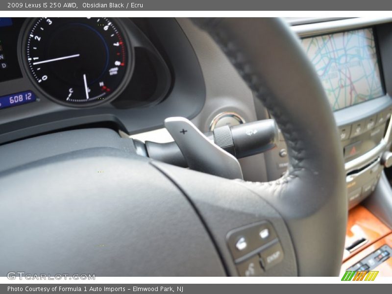 Obsidian Black / Ecru 2009 Lexus IS 250 AWD