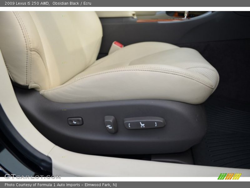 Obsidian Black / Ecru 2009 Lexus IS 250 AWD