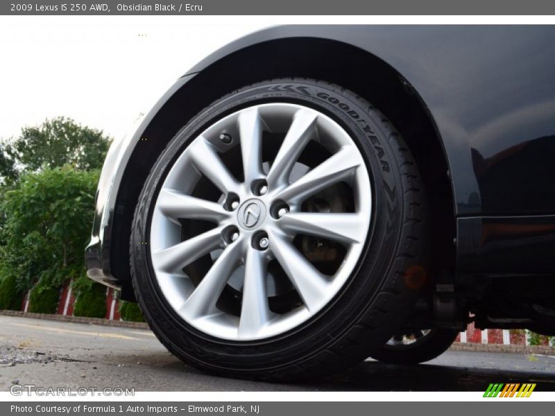Obsidian Black / Ecru 2009 Lexus IS 250 AWD
