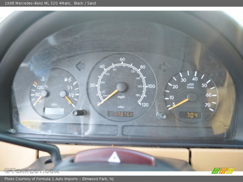 Black / Sand 1998 Mercedes-Benz ML 320 4Matic