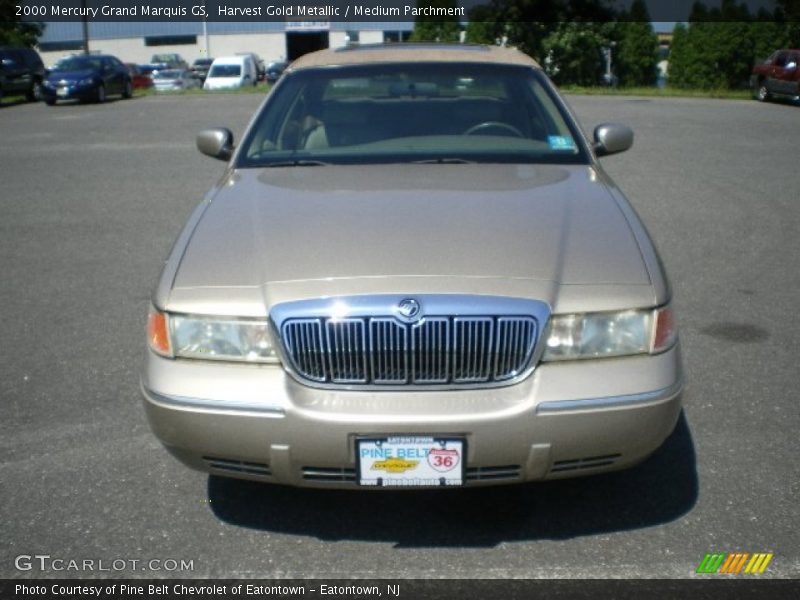 Harvest Gold Metallic / Medium Parchment 2000 Mercury Grand Marquis GS