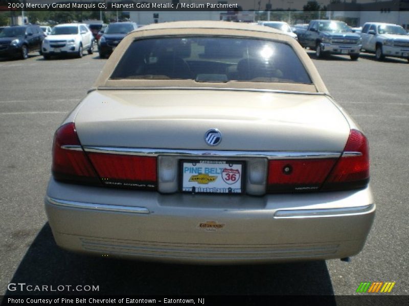 Harvest Gold Metallic / Medium Parchment 2000 Mercury Grand Marquis GS