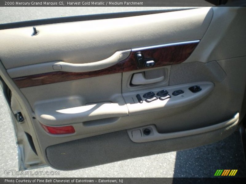 Harvest Gold Metallic / Medium Parchment 2000 Mercury Grand Marquis GS