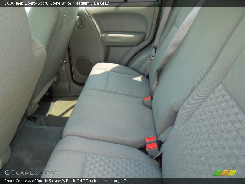 Stone White / Medium Slate Gray 2006 Jeep Liberty Sport