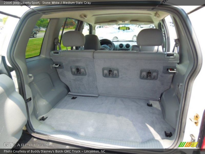 Stone White / Medium Slate Gray 2006 Jeep Liberty Sport