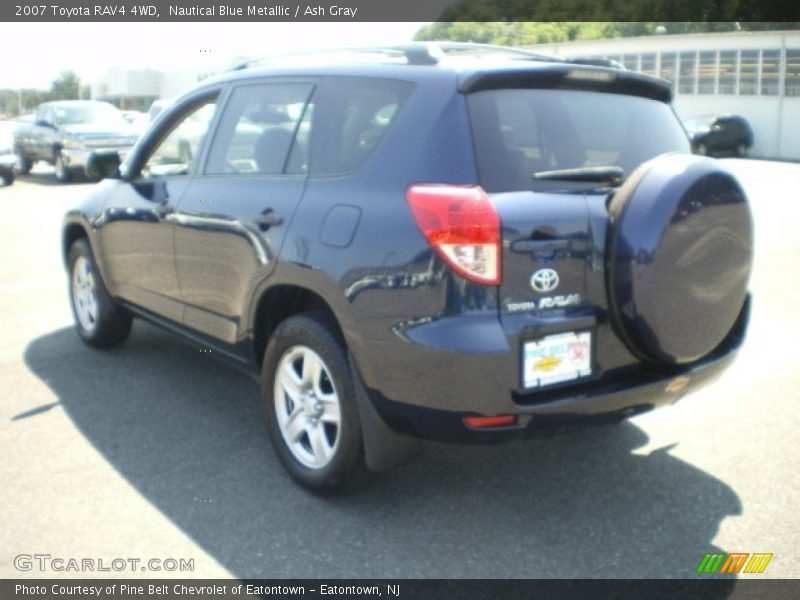 Nautical Blue Metallic / Ash Gray 2007 Toyota RAV4 4WD