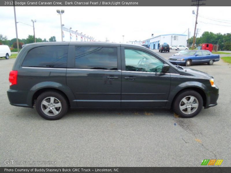 Dark Charcoal Pearl / Black/Light Graystone 2012 Dodge Grand Caravan Crew