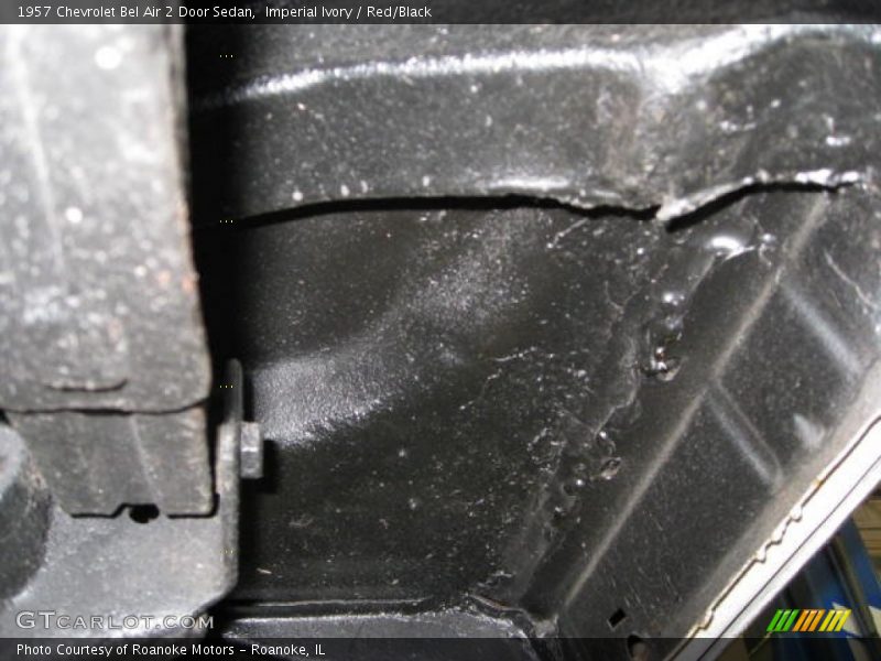 Undercarriage of 1957 Bel Air 2 Door Sedan