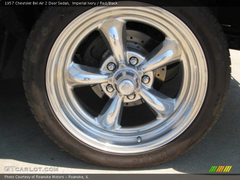 Custom Wheels of 1957 Bel Air 2 Door Sedan