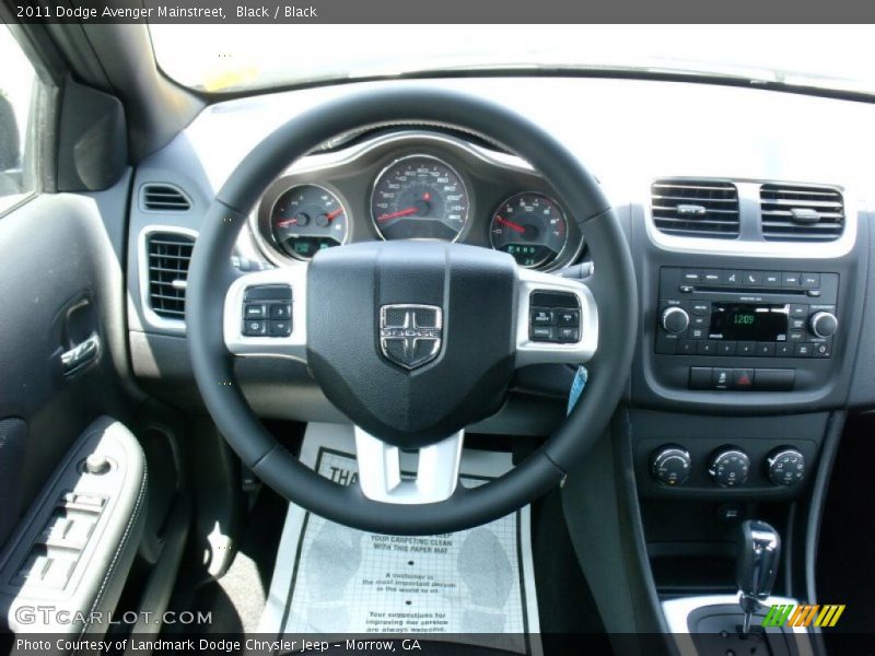 Black / Black 2011 Dodge Avenger Mainstreet