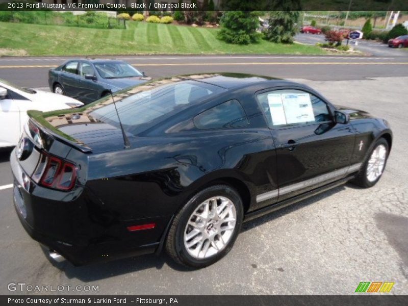 Black / Charcoal Black 2013 Ford Mustang V6 Premium Coupe
